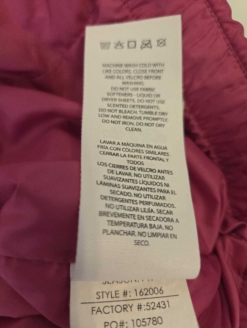 Spyder Womens Plus Size Hot Pink Puffer Down Zip Front Vest Size XXL - Picture 9 of 10